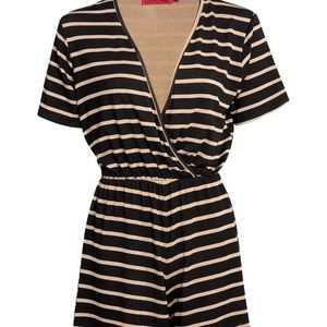 Striped romper